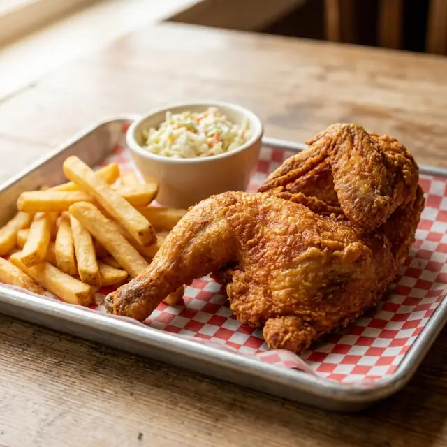 Crispy Quarter Chicken