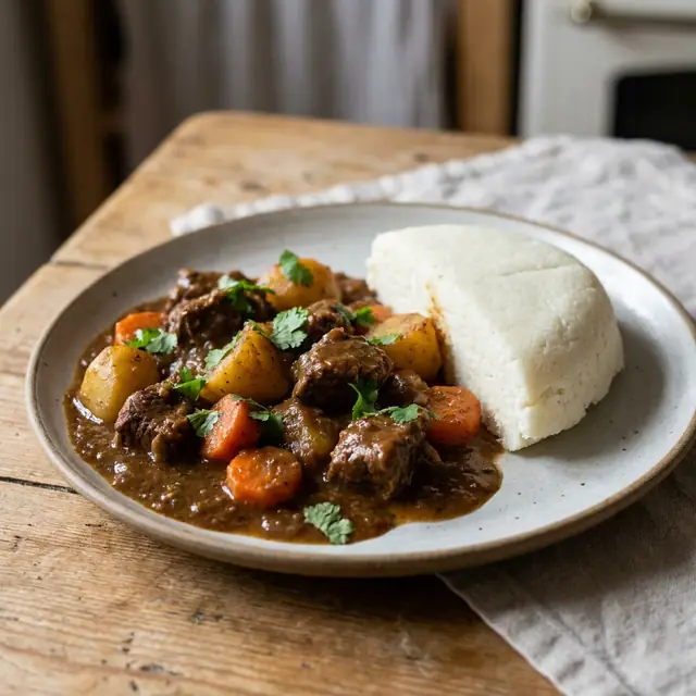 Beef Stew & Ugali